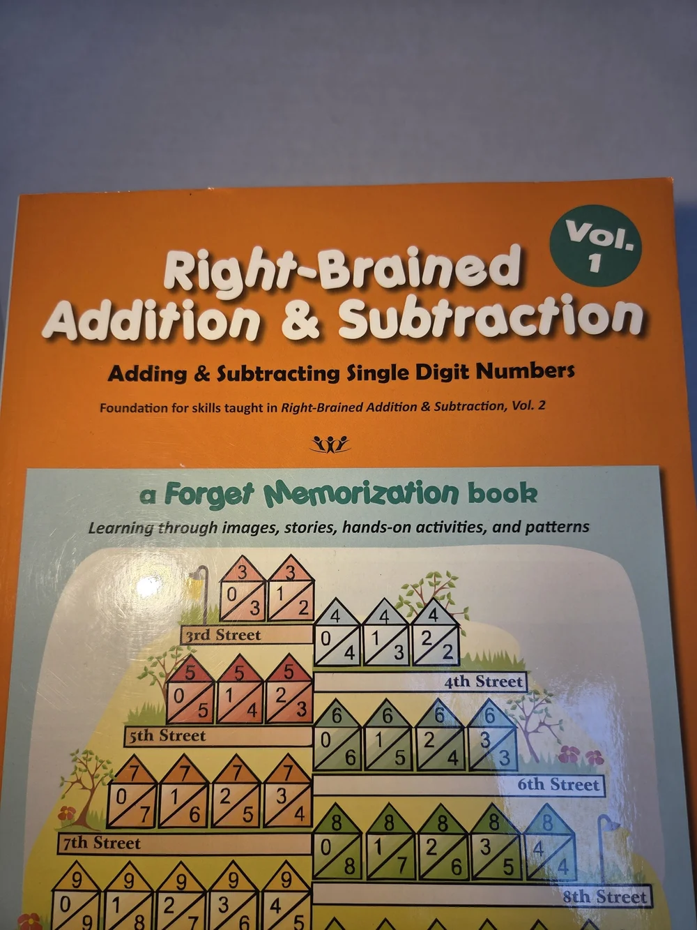 Right-Brained Addition & Subtraction Vol. 1 Homeschool Math Workbook Age 6+